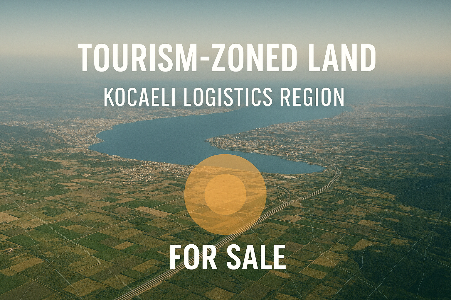 Tourism-zoned land for sale in Kocaeli logistics region – 8,484 m² parcel